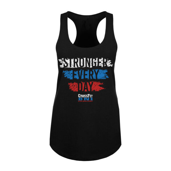 STRONGER EVERY DAY - WOMEN'S FITTED TANK TOP - $T57VSG$ Thumbnail