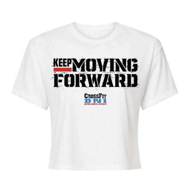 KEEP MOVING FORWARD - WOMEN'S CROP T-SHIRT - $8BZMNS$ Thumbnail